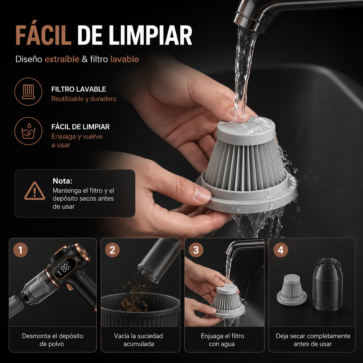 Aspiradora Mágica 4 en 1