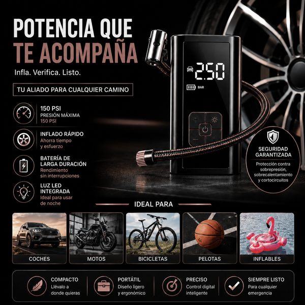 Compresor de Aire Portátil